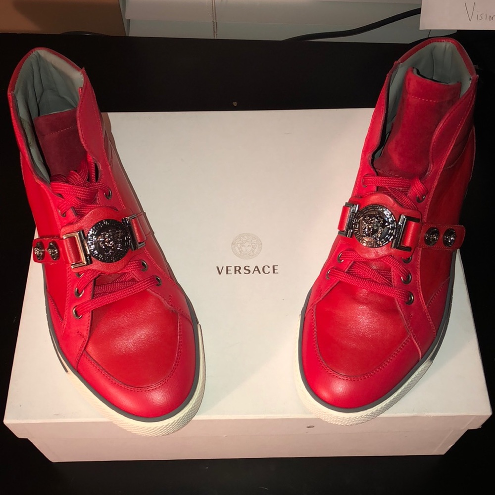 Versace Red Sneakers
